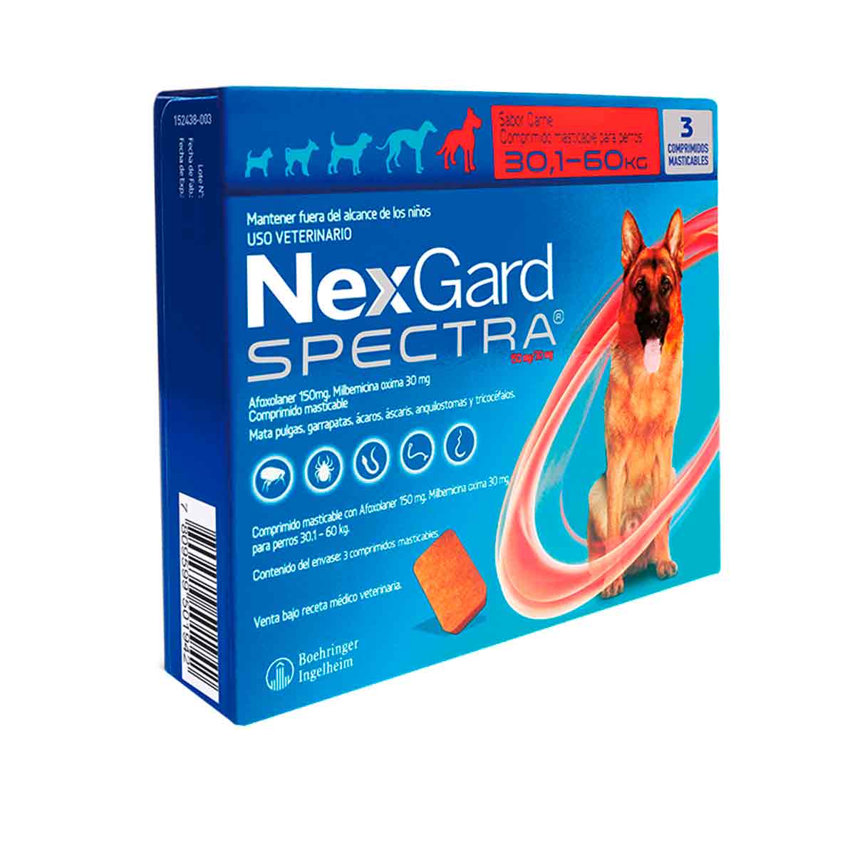 Nexgard Spectra | Antipulgas y Garrapatas | Antiparasitario - DPYP - VET