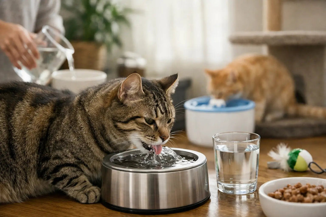 7 formas de ayudar a tu gato a beber más agua - DPYP-VET