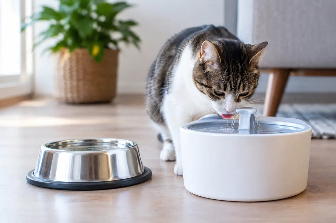 Fuente de agua versus tazón para gatos, ¿cuál elegir? - DPYP-VET
