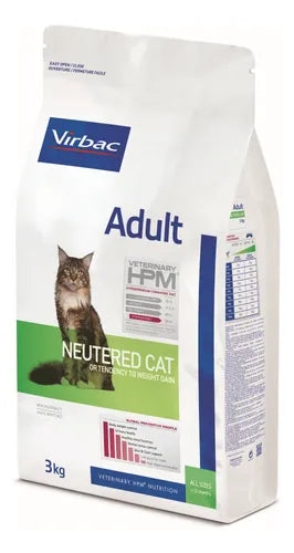 Hpm Virbac Adult With Salmon Neutered And Entire Cat 3kg