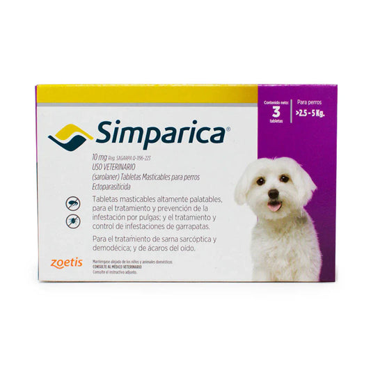 Simparica 3 comprimidos