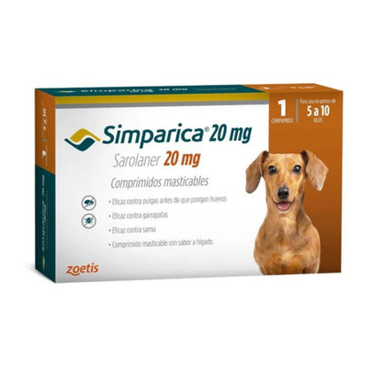 Simparica | Antipulgas, Garrapatas y Ácaros | Perros