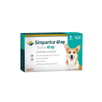 Simparica | Antipulgas, Garrapatas y Ácaros | Perros
