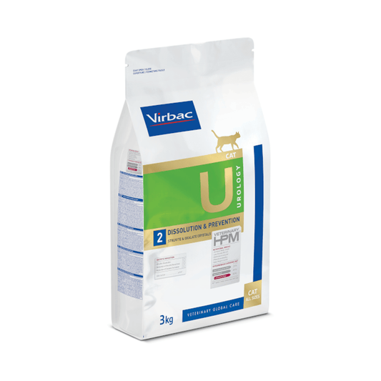 Alimento para gato Virbac HPM Urology Dissolution & Prevention – 3 kg - DPYP - VET