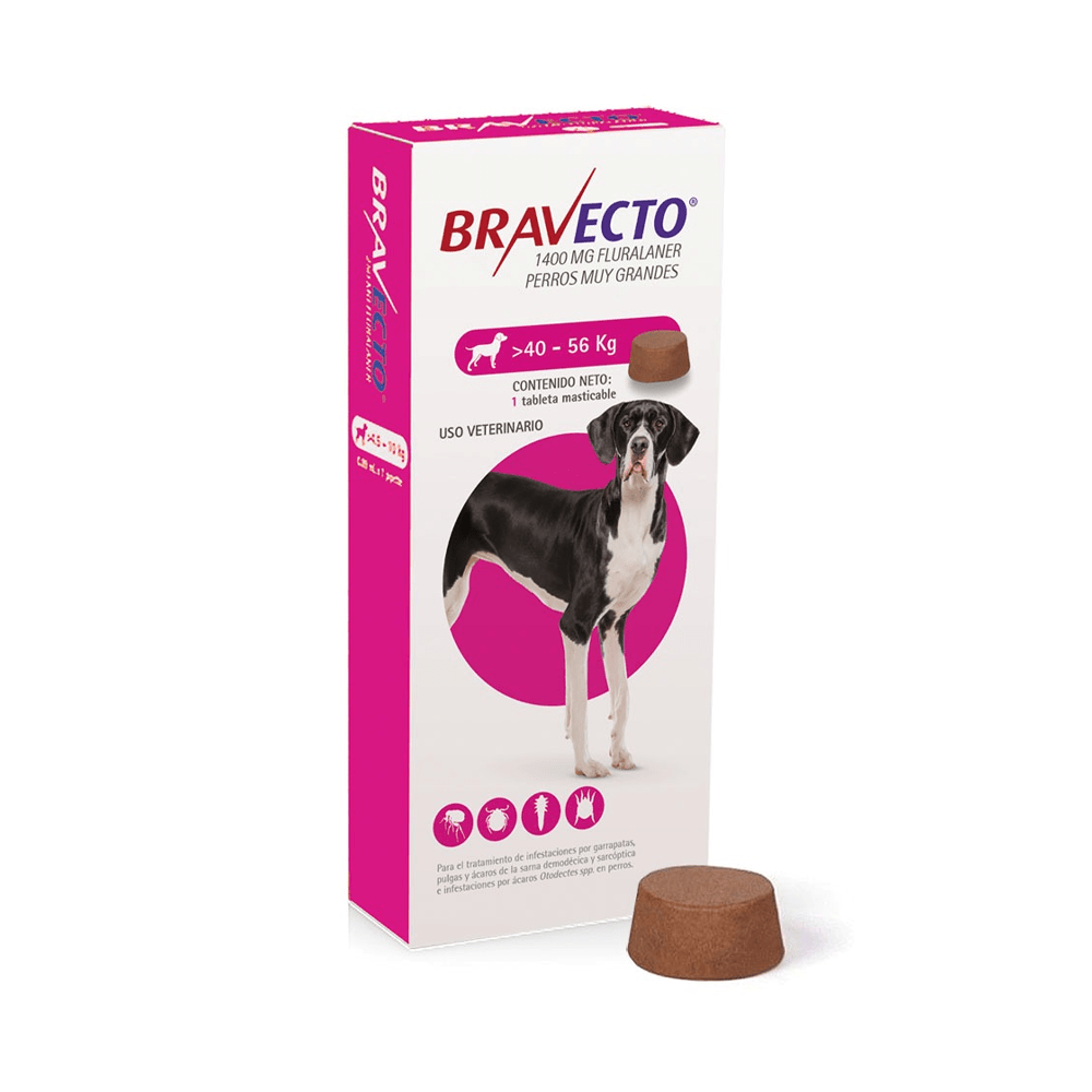 Bravecto - 3 meses protección - Antipulgas y garrapatas - DPYP - VET