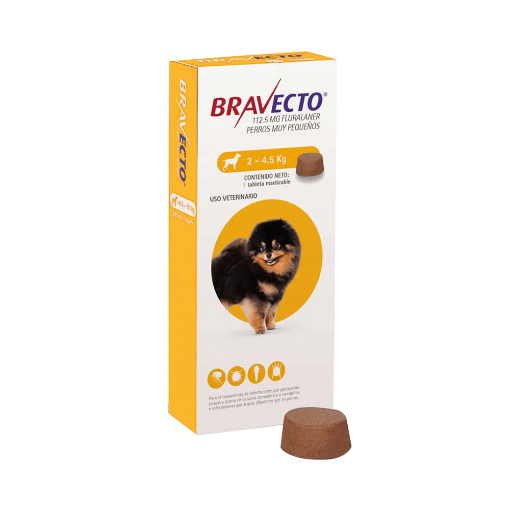 Bravecto - 3 meses protección - Antipulgas y garrapatas - DPYP - VET