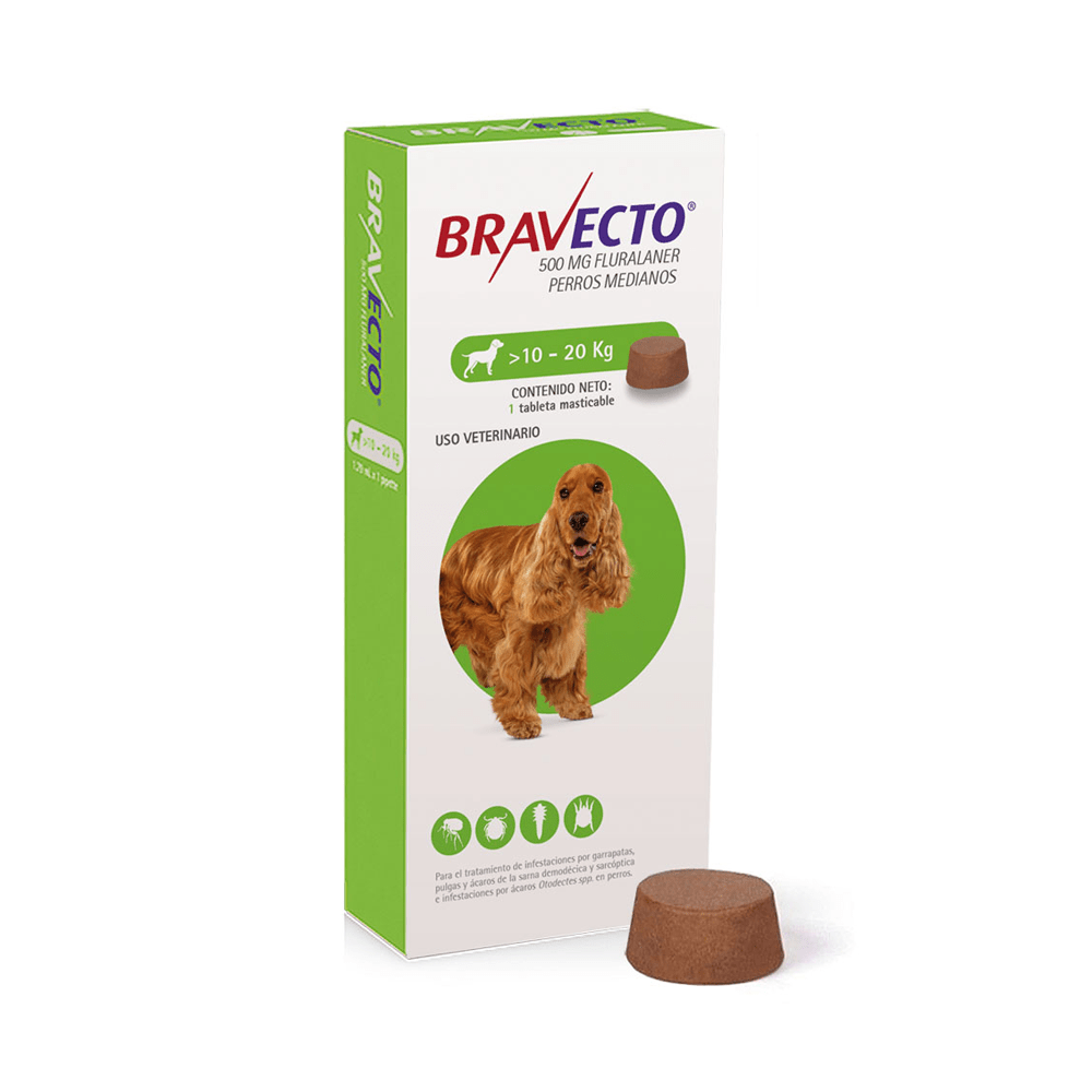 Bravecto - 3 meses protección - Antipulgas y garrapatas - DPYP - VET