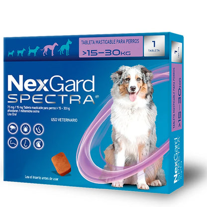 Nexgard Spectra | Antipulgas y Garrapatas | Antiparasitario