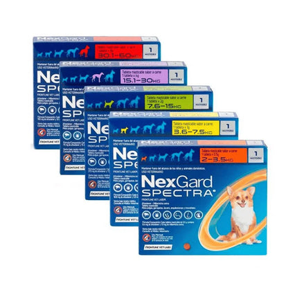 Nexgard Spectra | Antipulgas y Garrapatas | Antiparasitario