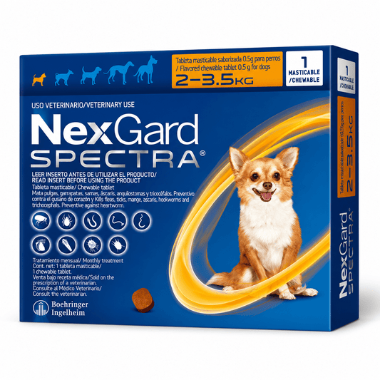 Nexgard Spectra | Antipulgas y Garrapatas | Antiparasitario - DPYP-VET