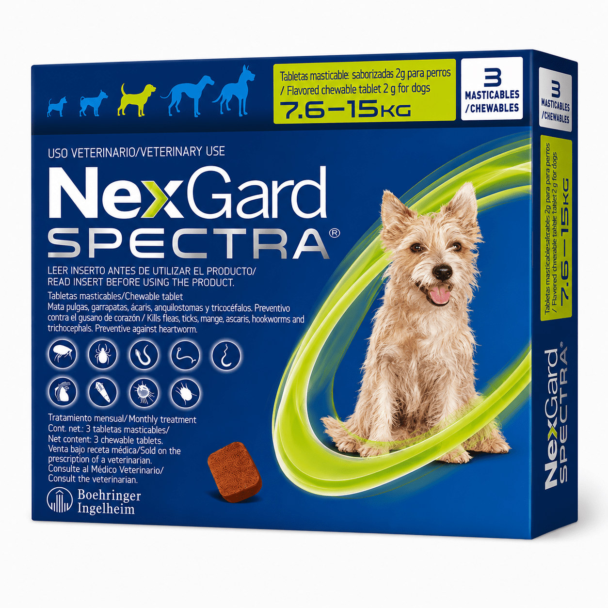 Nexgard Spectra | Antipulgas y Garrapatas | Antiparasitario - DPYP-VET
