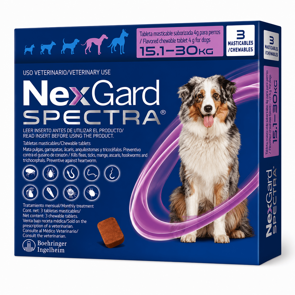 Nexgard Spectra | Antipulgas y Garrapatas | Antiparasitario - DPYP-VET