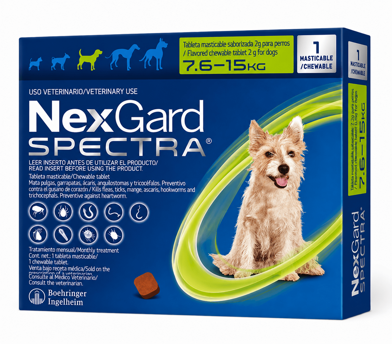 Nexgard Spectra | Antipulgas y Garrapatas | Antiparasitario - DPYP-VET