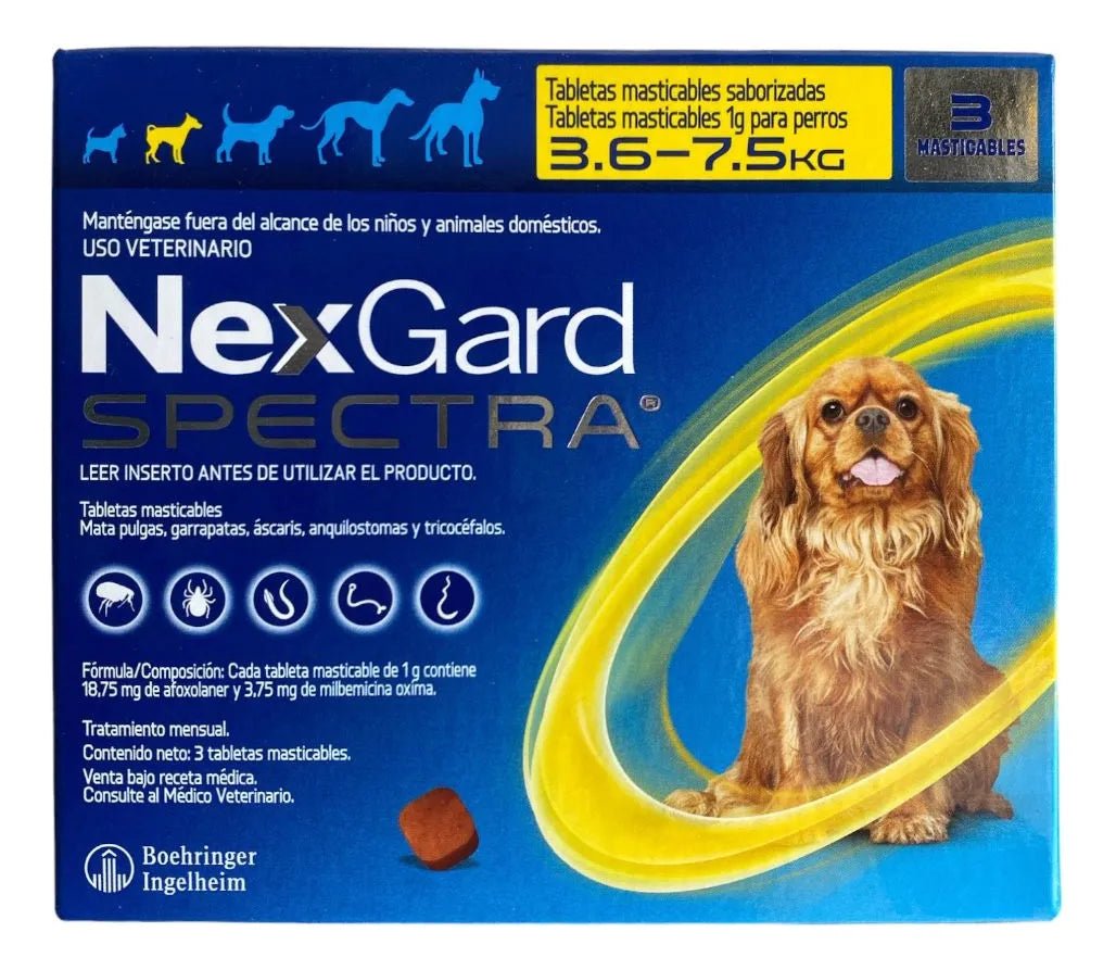 Nexgard Spectra | Antipulgas y Garrapatas | Antiparasitario - DPYP - VET