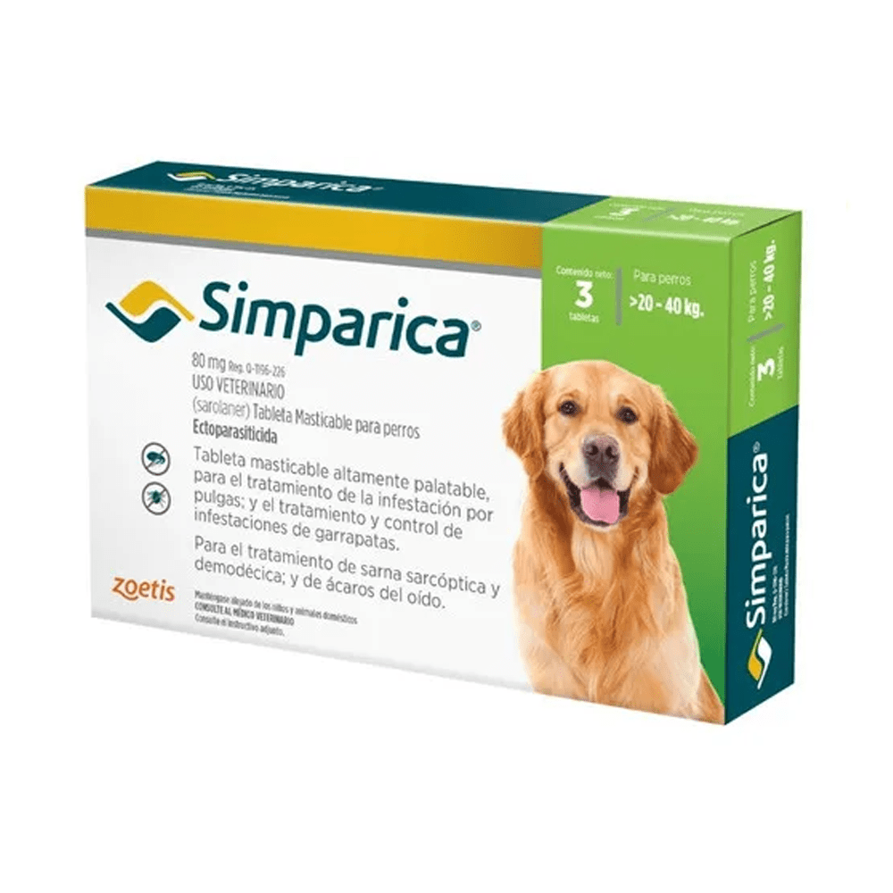 Simparica | Antipulgas, Garrapatas y Ácaros | Perros - DPYP - VET