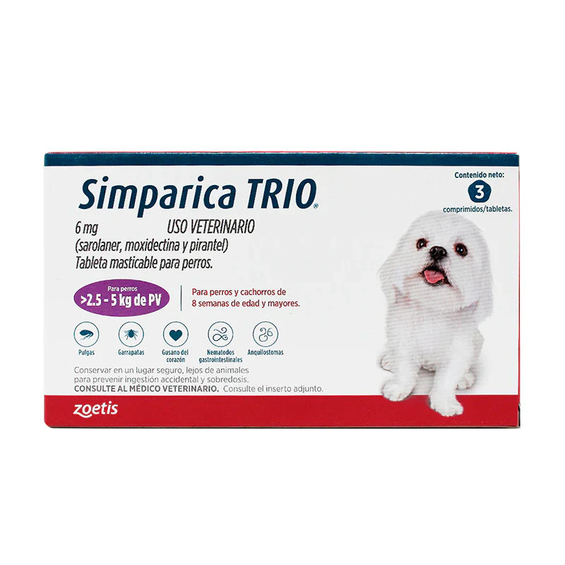 Simparica TRIO 3 Comprimidos