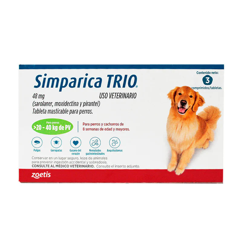 Simparica TRIO 3 Comprimidos