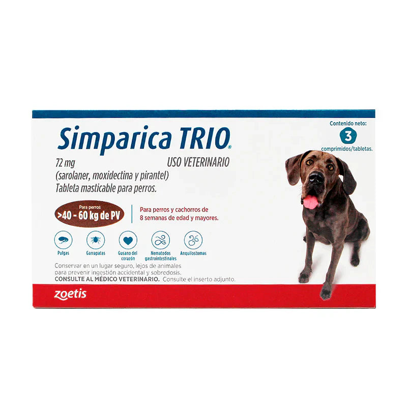 Simparica TRIO 3 Comprimidos