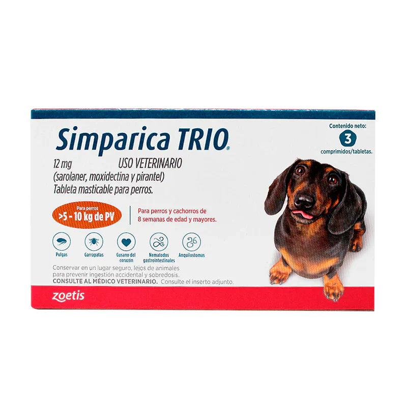 Simparica TRIO 3 Comprimidos
